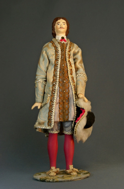 Кукла интерьерная Потешного промысла Пётр Первый в бальном костюме
