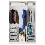 Шкаф - IKEA PAX/FARDAL/ÅHEIM/AHEIM/ПАКС/ФАРДАЛЬ/ОХЕЙМ ИКЕА, 60х150х236,4 см, белый