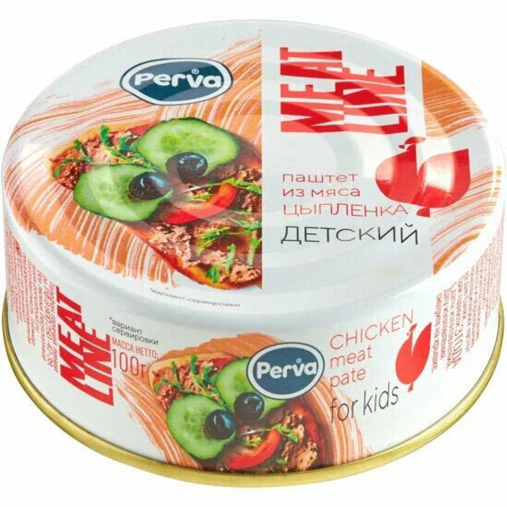 Паштет Perva Meat Line цыпленок ключ 100 г