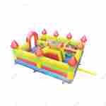 Коммерческий надувной батут "Красочный дворец" 6*6*2,5 м