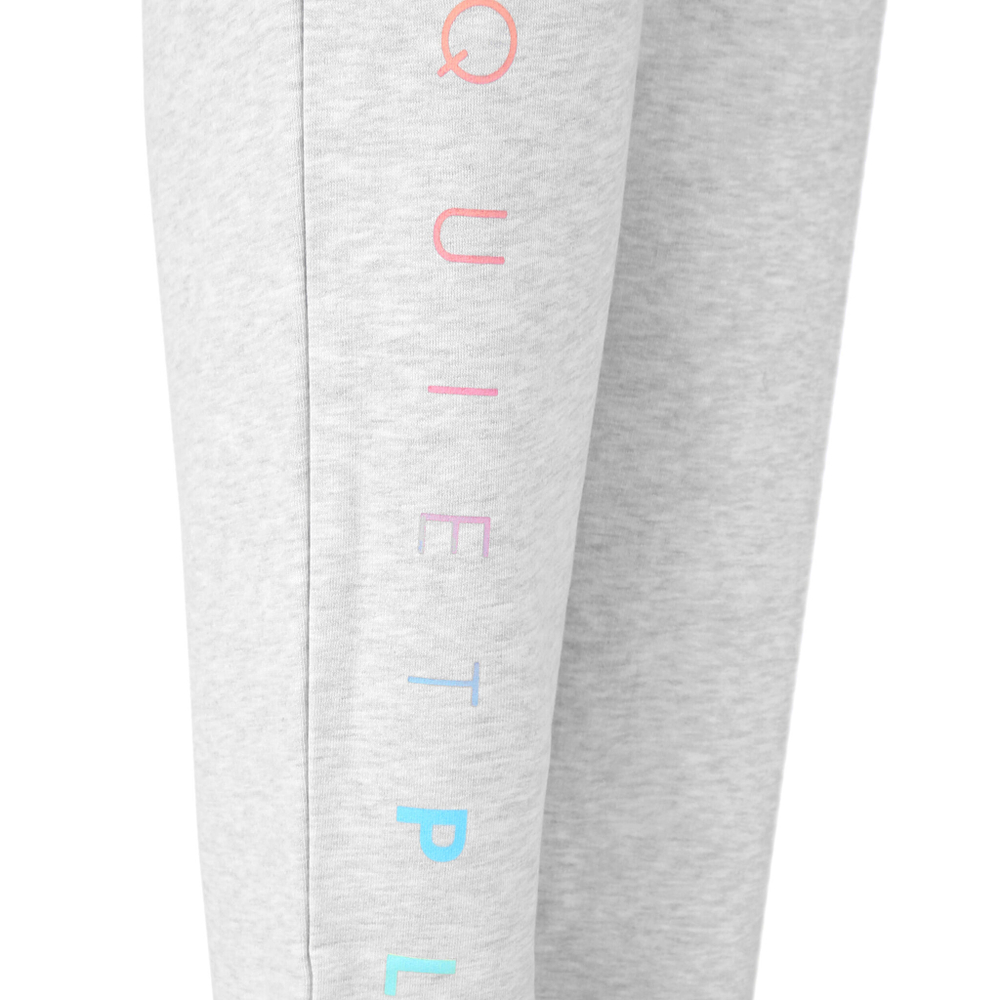 Женские теннисные брюки Quiet Please Rainbow Training Pants Women - Grey, Turquoise