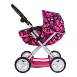Коляска для куклы лежачая, пакет FL9138