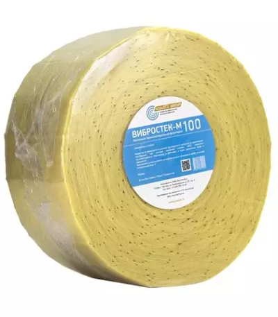 Звукоизоляционная лента Вибростек-М 30000*100*4 мм.