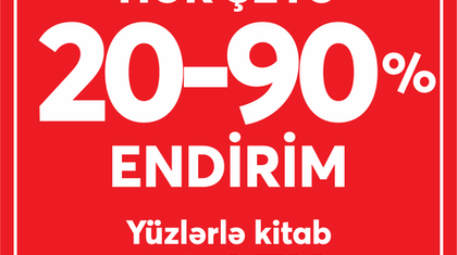 "Əli və Nino" Koroğlu m\s filialında 90%-dək endirimlər başladı