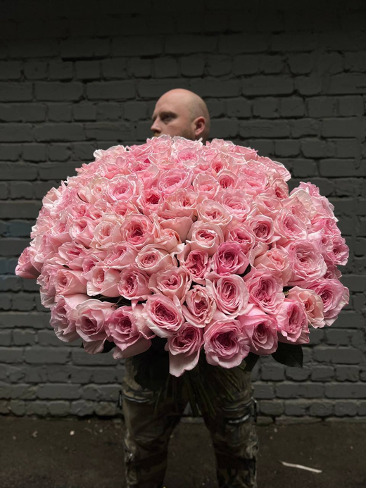 Букет из 101 розы в ассортименте Эквадор (60см )