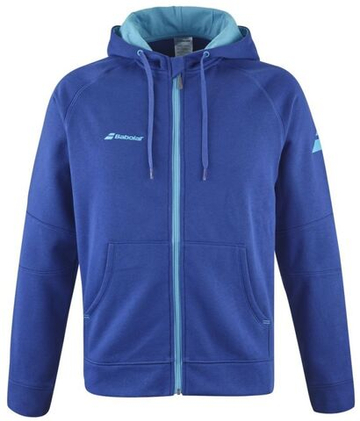 Кофта для мальчика теннисная Babolat Exercise Hood Sweat Boys - небесный