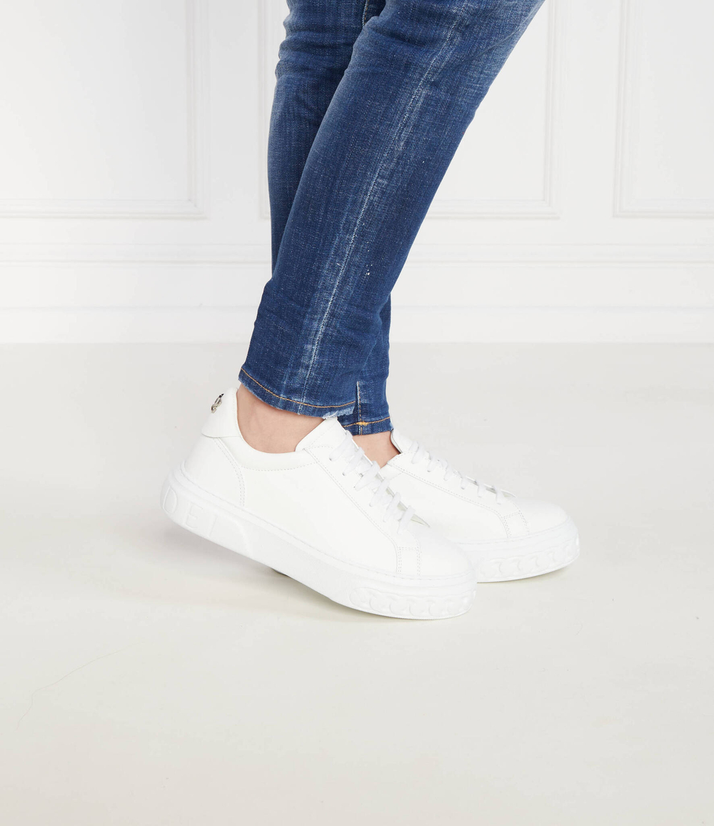 Кожаные кроссовки Casadei - белый(2X869T0201C1863)