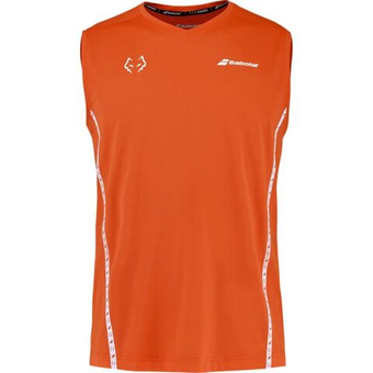 Мужская теннисная футболка Babolat Muscle Tank J. Lebron Top - red orange