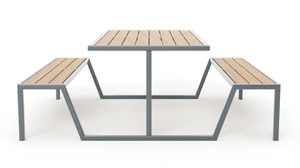 Стол со скамейками SK00259