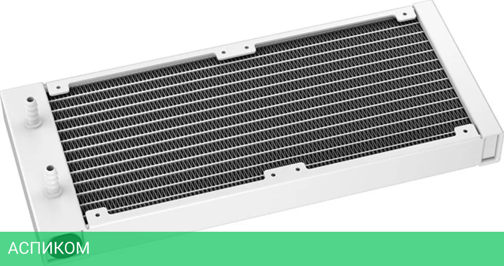 Система жидкостного охлаждения для процессора DeepCool LE240 WH V2 белый (R-LE240-WHAMMN-G-2)