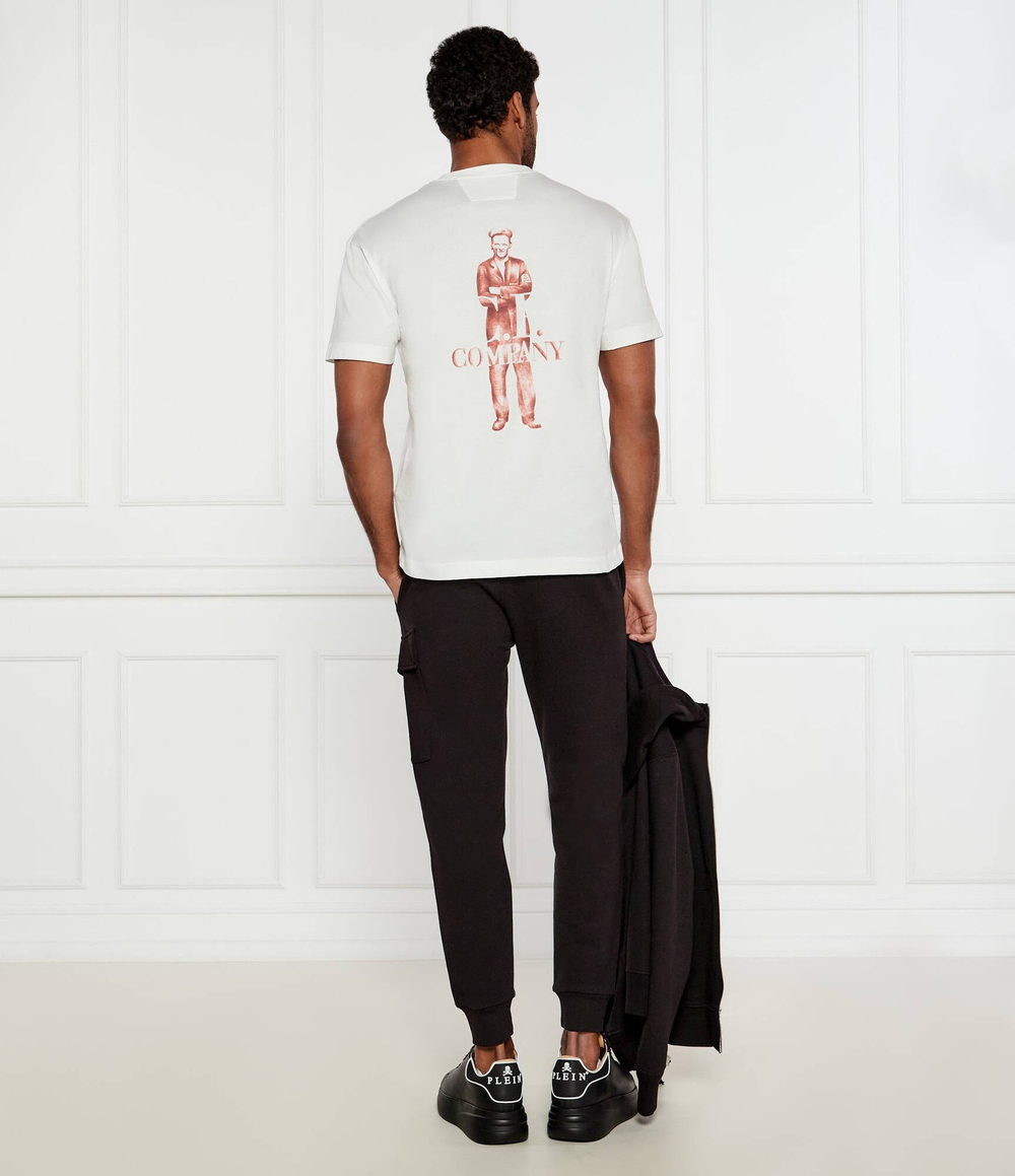 Футболка C.P. Company - белый(18CMTS141A005100W)