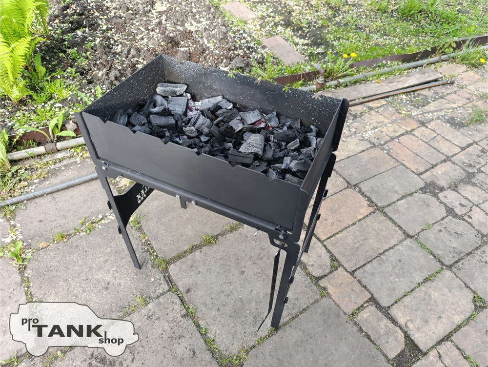 Мангал "Malex-pro" 50х30х50см, усиленная сумка