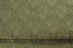 Ткань Гипюр стрейч, цв. олифковый, арт. 325696