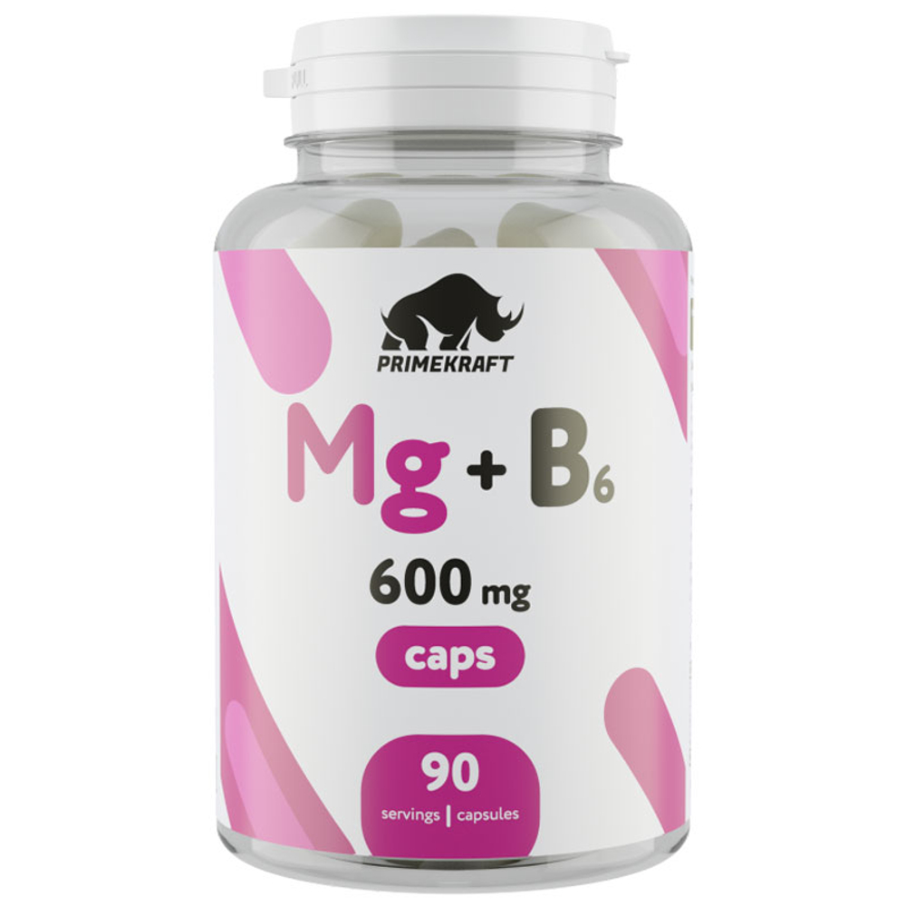 Prime Kraft Magnesium B6 600 мг. (90 капс.)