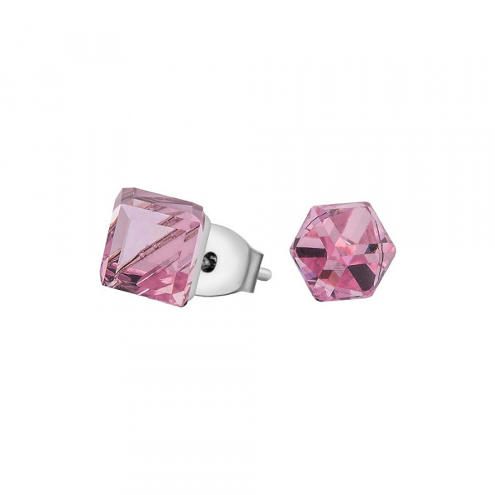 Серьги-пусеты Fiore Luna Light Rose SWE1127/1 LR S