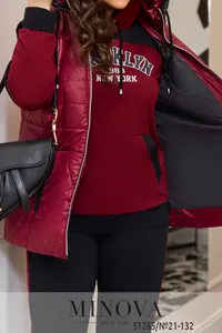 Жилет 21-132-марсала Minova