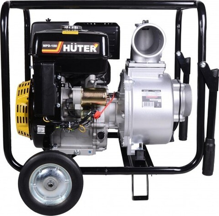 Мотопомпа бензиновая HUTER MPD-100 для грязной воды 70/11/6