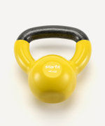 Гиря виниловая STARFIT DB-401, 4 кг, желтый