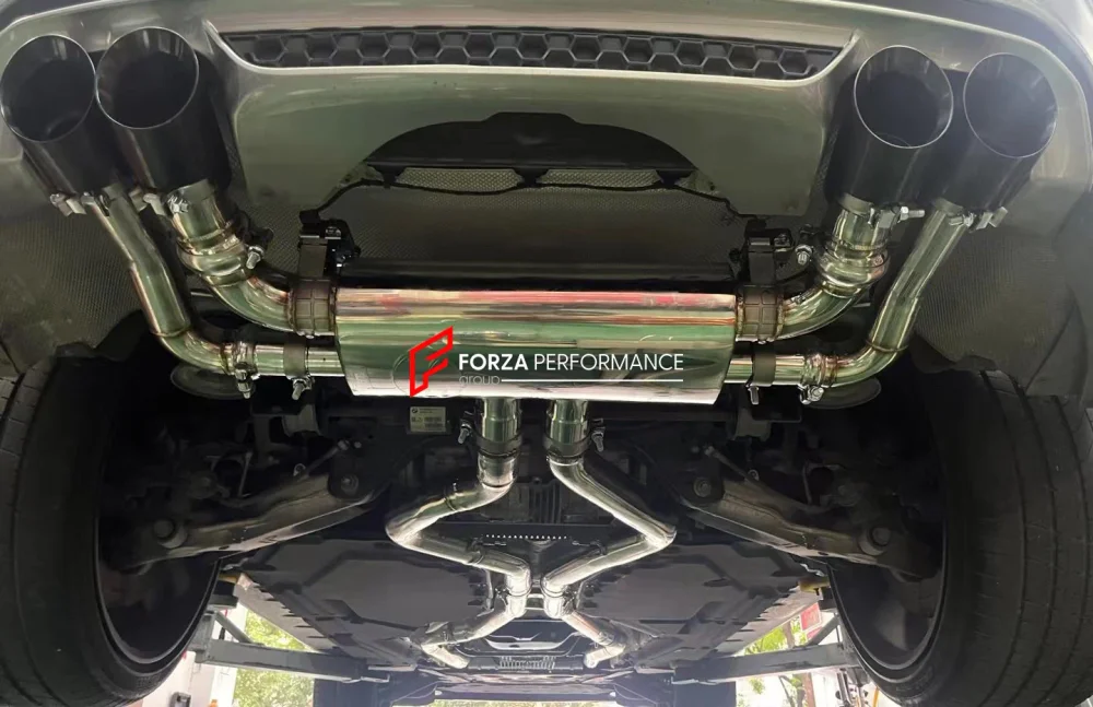 Выхлопная система с заслонками для BMW X5M X6M F85 F86 4.4