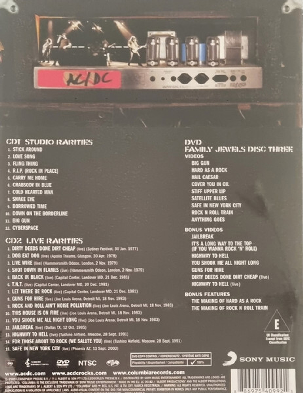 AC/DC / Backtracks (2CD+DVD)