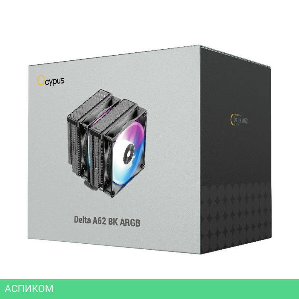 Кулер для процессора Ocypus Delta A62 ARGB BK (Delta-A62-BK2NAWN00X-GL)
