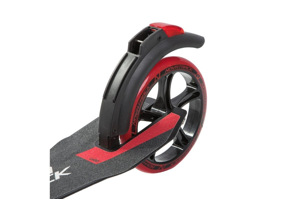 Самокат для детей  NOVATRACK DEFT, 230/200 мм, с фиксатором склад. рукоятей, черный