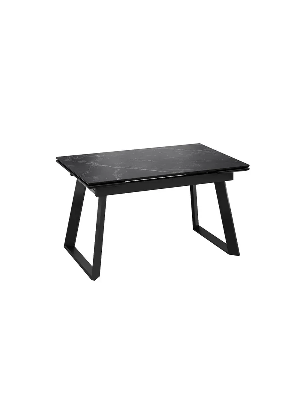 Стол кухонный Черный муар мрамор 140(200)х85х77 см