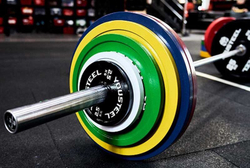 Стальной диск 15 кг, желтый