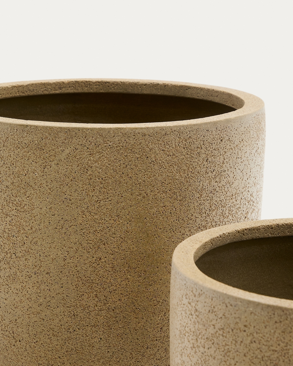 Кашпо Selvi песчаник светло-коричневого цвета  Ø 37 см