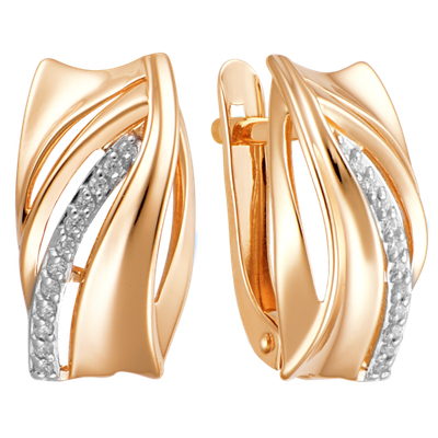 Серьги Au 585 (кл2815а)