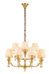 8679/8+4LT BRASS (1) Люстра NW