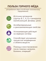 Мёд натуральный горный 500 грамм