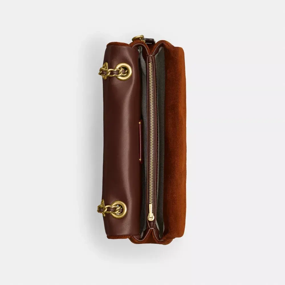 COACH СУМКА ЧЕРЕЗ ПЛЕЧО TABBY 26 С МЯГКОЙ ПОДКЛАДКОЙ, КОРИЧНЕВЫЙ