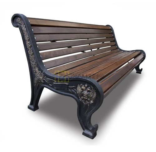 Скамейка чугунная «Патриот» (1.8 м термобереза)