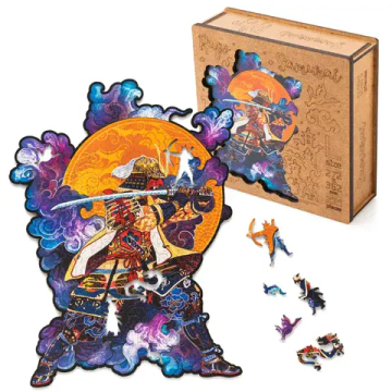 Деревянный пазл "Самурай"