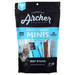 Country Archer Jerky, Говяжьи палочки от травяного откорма, оригинальные, 16 палочек по 14 г (0,5 унции)