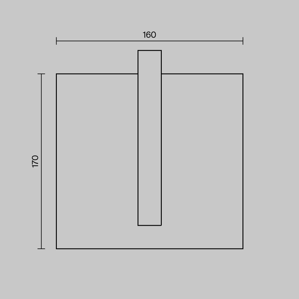 Уличный настенный светодиодный светильник Maytoni   O484WL-L6GF3K