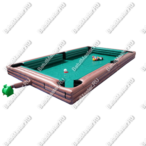 Надувная командная игра "Бильярд", 8*4*1 м