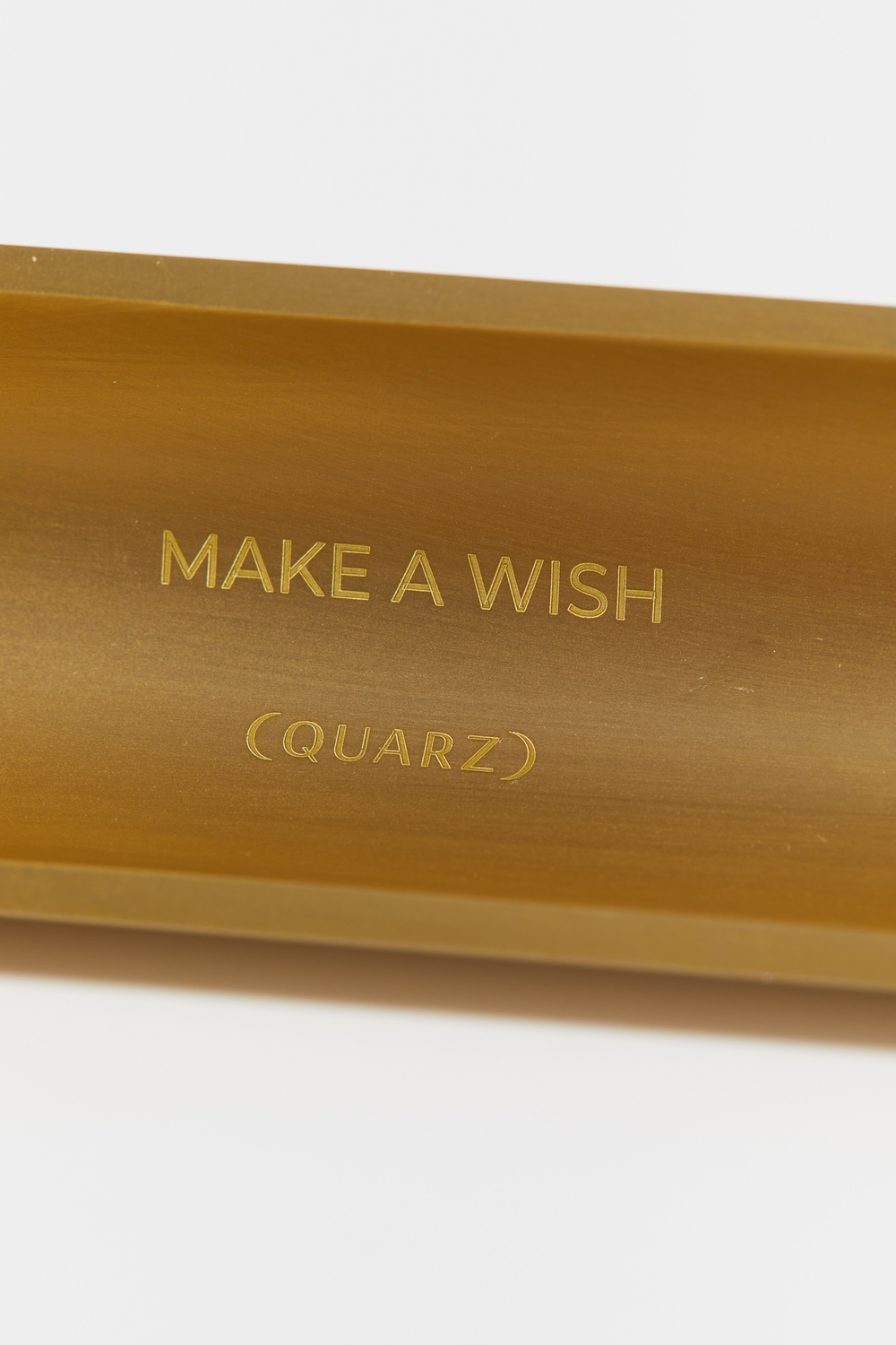 Подставка для благовоний из латуни и розового кварца