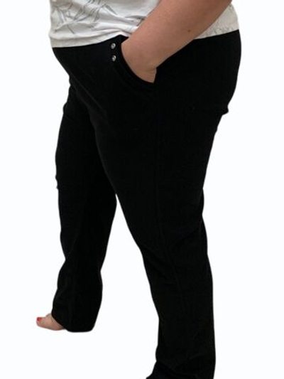 Джеггинсы женские с мехом прямые больших размеров 9