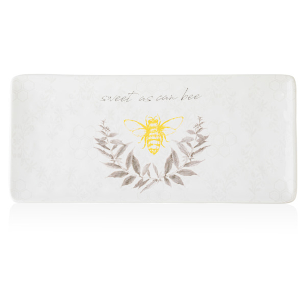 Блюдо прямоугольное 28х12см Certified Int. Пчелки