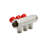 Коллектор 1''x1/2'' с регулировочными вентилями VRT (3 вых)