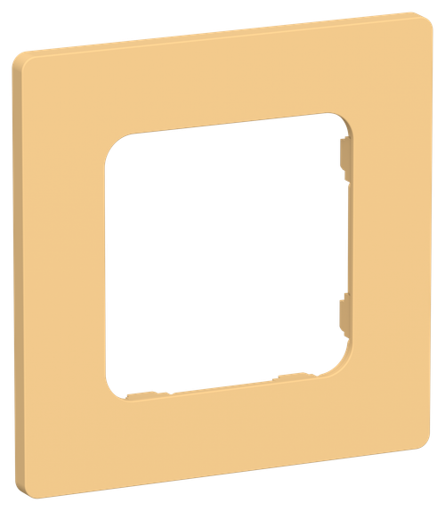 FLITE Рамка 1-местная РУ-1-К-ФлЗ золотарник IEK