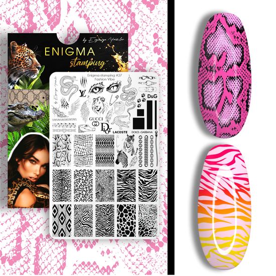 Пластина для стемпинга Enigma Stamping Fashion Vibe