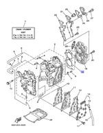 Прокладка головки блока Yamaha 9.9 / 15