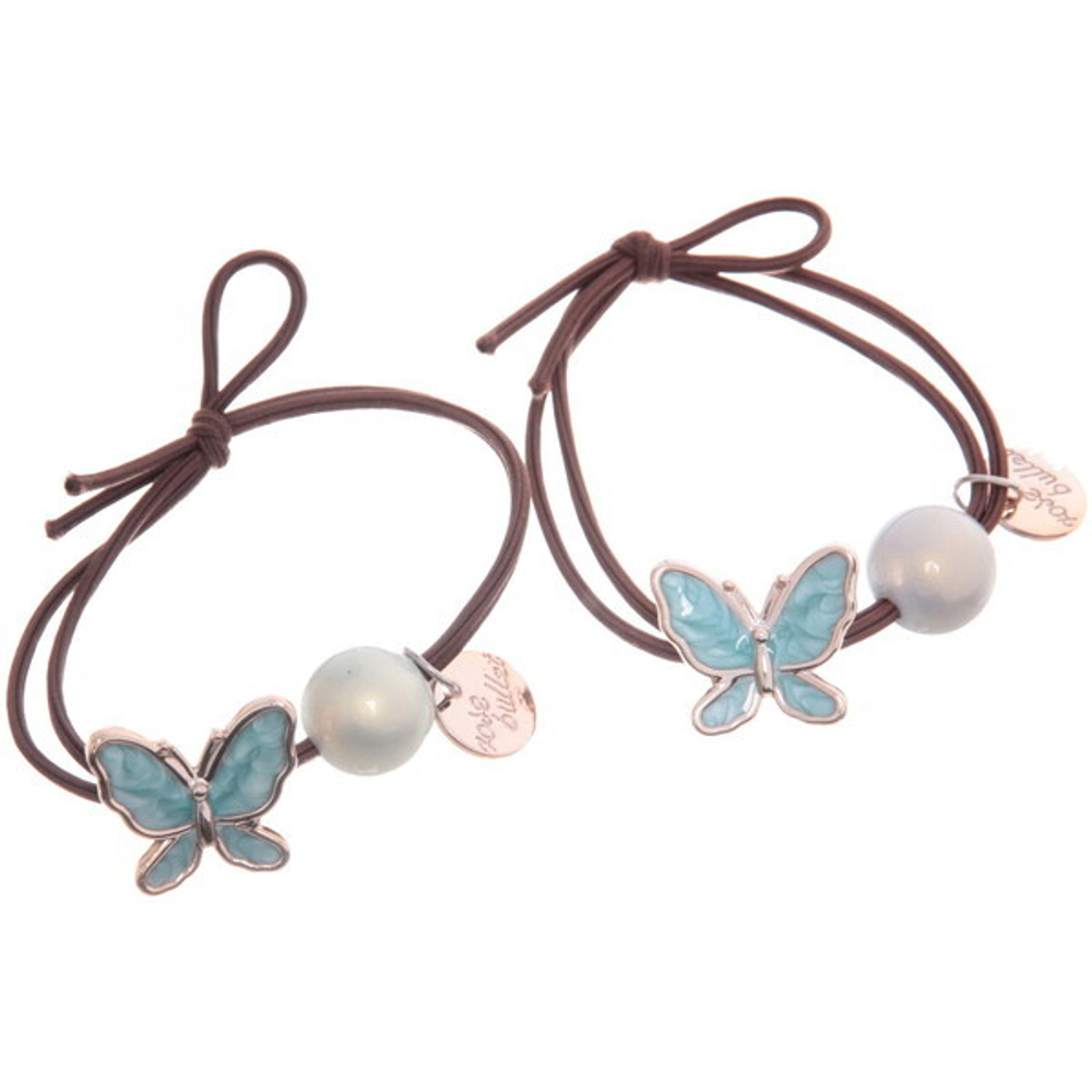 Резинки для волос 2шт «Кокетка - Mini miracle Бабочка», цвет микс, d-5см