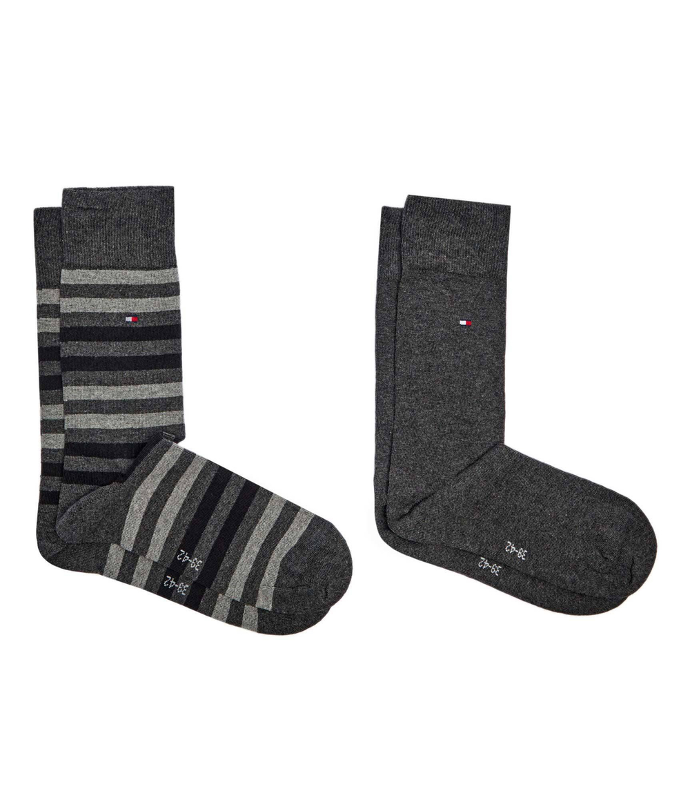 носки 2 пары Tommy Hilfiger - серый(472001001)