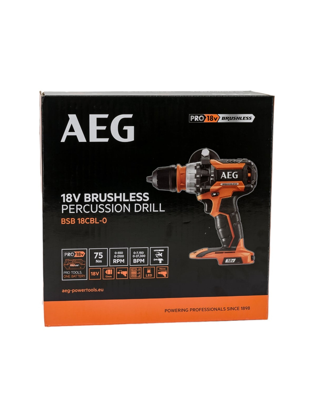 Бесщеточная аккумуляторная дрель-шуруповерт AEG BSB18CBL-0 4935451082