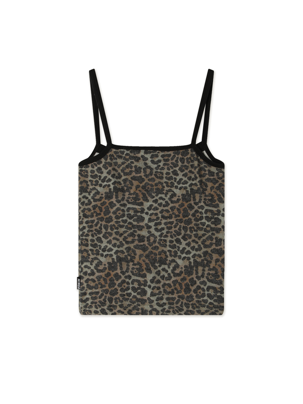Топ Nancy Leopard Print Bow Cami