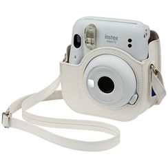 İnstax fotoaparat üzlüyü \ Instant Camera Case Compatible with Instax Mini (White)